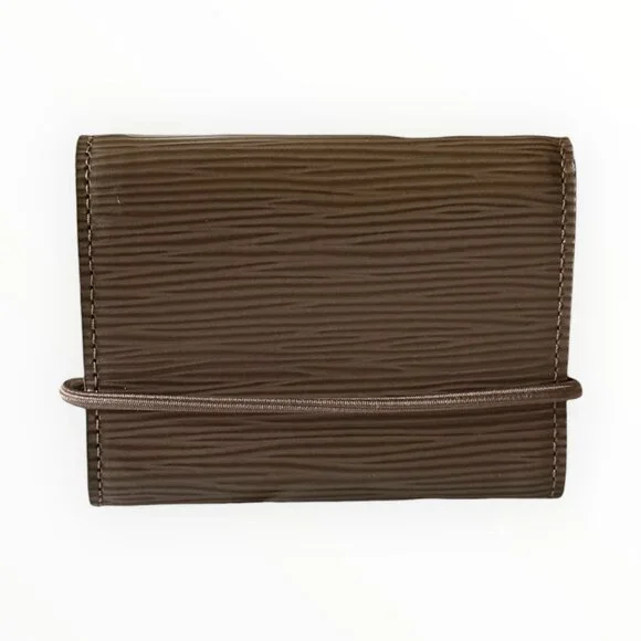 Vintage Louis Vuitton Epi Porte Monnaie Elastic Compact Wallet | Brown - Picture 3 of 7